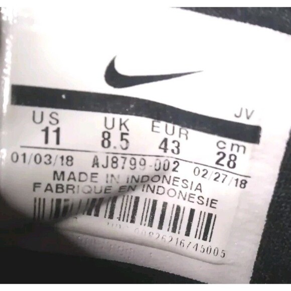 Nike Ashin Modern Run Shoes Womens Size 11 Sneakers Black AJ8799-002 - Picture 4 of 5